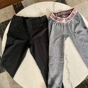 Gym Shark and Nike Leggings